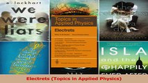 PDF Download  Electrets Topics in Applied Physics Download Full Ebook