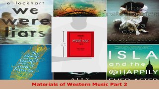 Read  Materials of Western Music Part 2 PDF Free