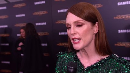 The Hunger Games Mockingjay Part 2 New York Premiere Interview - Julianne Moore