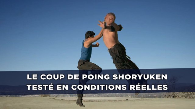 Le coup de poing shoryuken de Street Fighter testé en conditions réelles