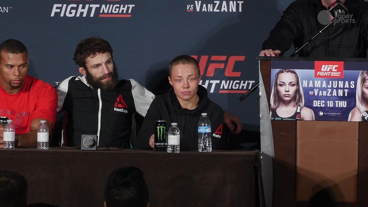 Rose Namajunas UFC Fight Night 80 post fight presser highlight