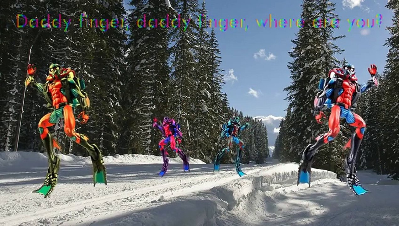 Snowy Road Spiderman Finger Family Cartoon Animation Nursery Rhymes Bikes Collection Finge catoonTV!