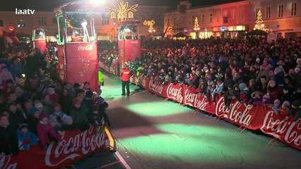 Coca-Cola Weihnachtstruck und Parade in Laa - Teil 1