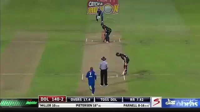 Unbelievable shot from Kevin Pietersen in the Ram Slam!