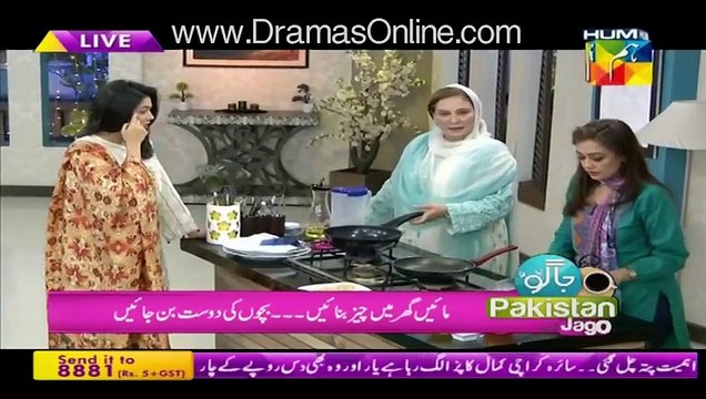 Jago Pakistan Jago-11 December 2015-Part 3-How Mothers Make Their Children Lunch Box At Home By Chef Naheed And Chef Samina