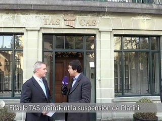 Fifa: suspension maintenue pour Platini