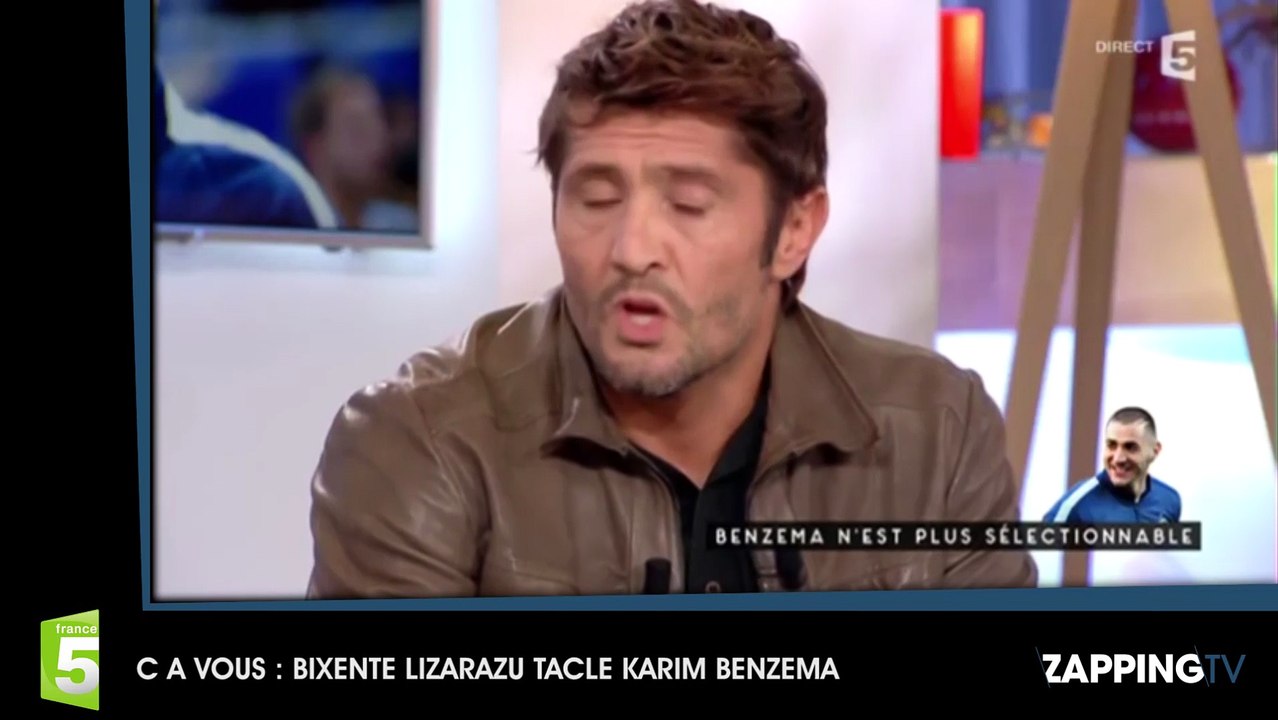 Sex Tape de Mathieu Valbuena – C à Vous : Bixente Lizarazu s'en prend à Karim Benzema