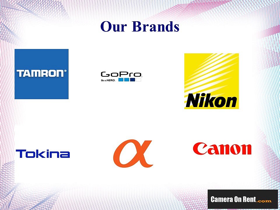 camera and lens rental in Delhi