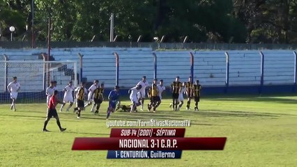Nacional U14 Keeper Guillermo Centurion breaks out from corner to score solo