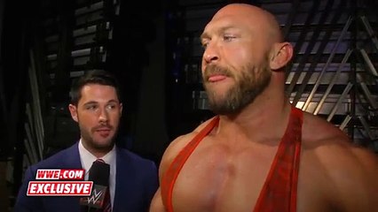 What has Ryback seeing double؟׃ SmackDown Fallout, December 10, 2015