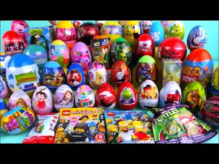 ---50 surprise eggs and surprise toys - YouTube