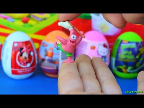 -Play-Doh Kinder Surprise Eggs Cars 2 Surprise Eggs Giant Spiderman Barbie Mickey Mouse angry Bird - YouTube