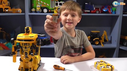 ✔ Bumblebee Transformer. Распаковка Трансформера с Игорьком - Video for kids - New Transformer ✔