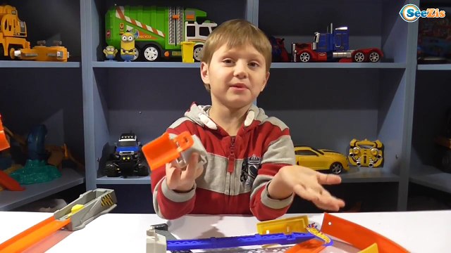 ✔ Хот Вилс. Распаковка нового трека – петля от Игорька. Video for kids - Car for boys - Hot Wheels ✔
