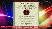 Natural Solutions to Infertility How to Increase Your Chances of Conceiving and
