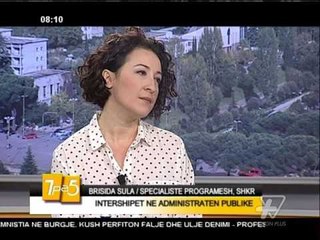 7pa5 - Intershipet ne administraten publike - 11 Dhjetor 2015 - Show - Vizion Plus