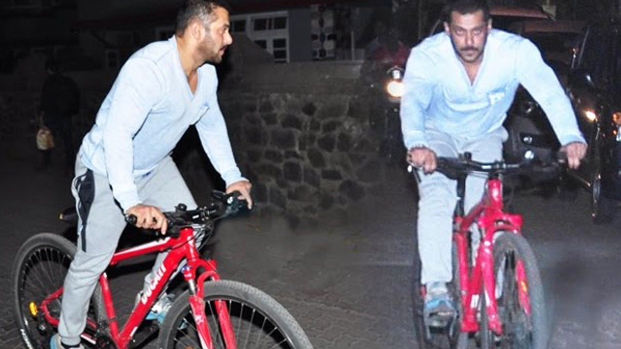 EXCLUSIVE Photos: NERVOUS Salman Khan Rides Cycle To Relax Before Hit & Run Verdict