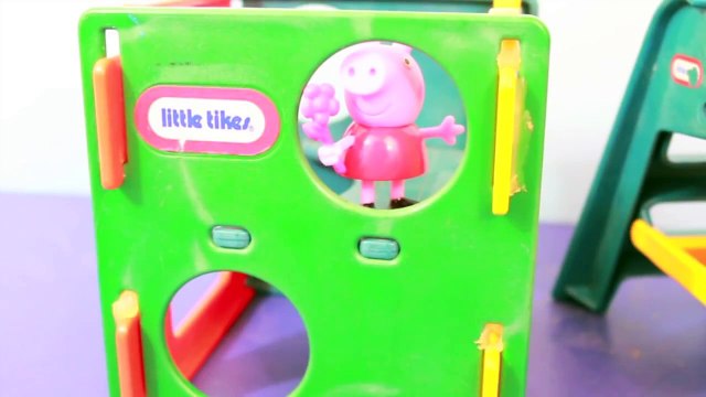 peppa pig park AllToyCollector Peppa Pig Playground PLAY-DOH Mud Park Zoe Zebra Little Tikes Toys