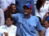 Gesto de capriles a maduro