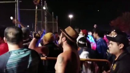 La afición Puma presente en el Volcán.