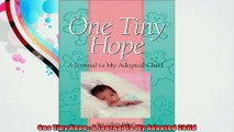 One Tiny Hope  A Journal To My Adopted Child