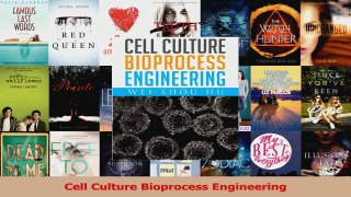 Read  Cell Culture Bioprocess Engineering Ebook Free