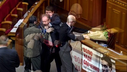 драка в Верховной Раде во время отчета Яценюка Untitled