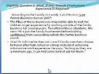 Fmaily Business- Hiring  and firing of family employees