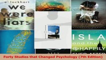 Download  Forty Studies that Changed Psychology 7th Edition PDF Free