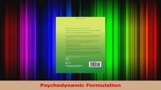 Psychodynamic Formulation Download