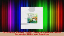 PsychiatricMental Health Nursing EvidenceBased Concepts Skills and Practices Read Online