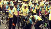 Thai crown prince leads mass cycling event 'for Dad'