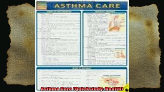 Asthma Care Quickstudy Health