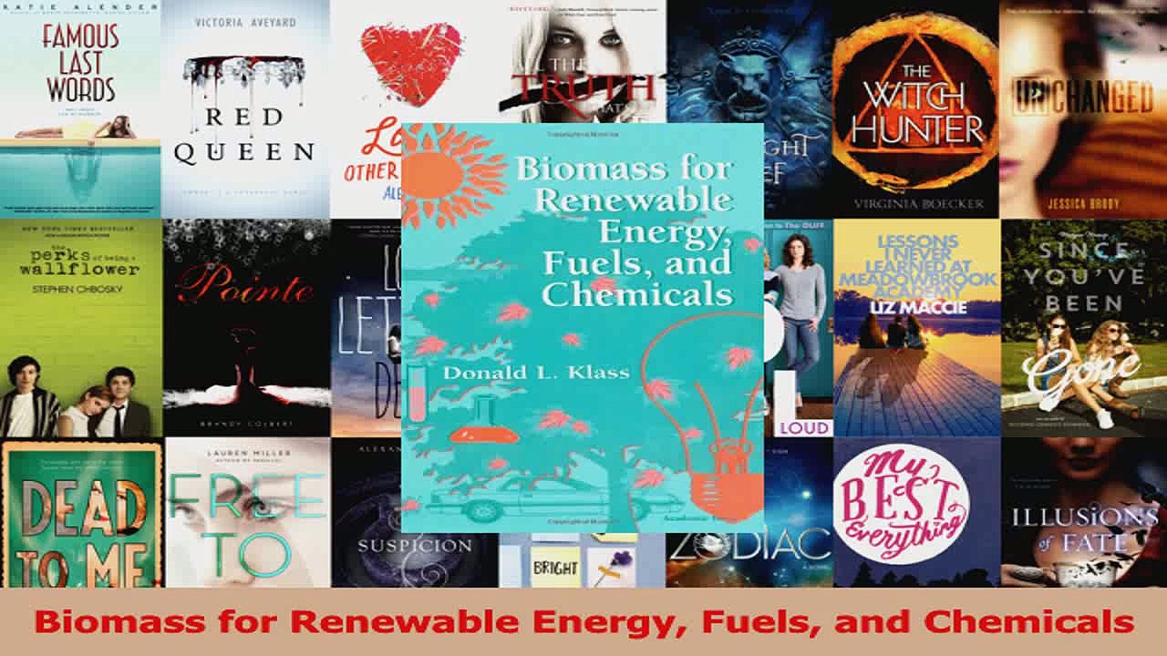 PDF Download  Biomass for Renewable Energy Fuels and Chemicals Download Online