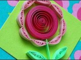 Quilling Made Easy # How to make Beautiful Flower -Quilling card using Paper -Paper Quilling art_33
