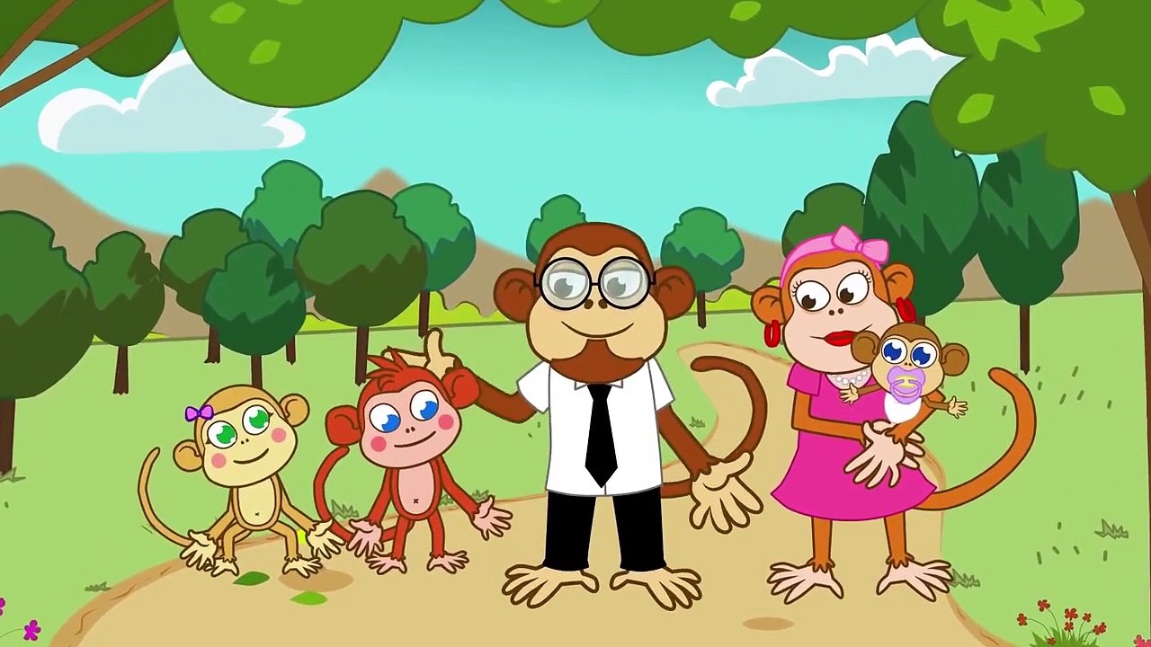 Finger Family Maymun Ailesi İngilizce Çocuk Şarkıları 2015