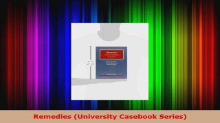 Read  Remedies University Casebook Series Ebook Free