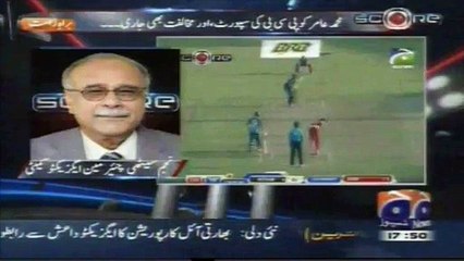 Geo news score Show M. Amir Ko PCB Ka Sport