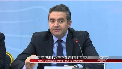 Ndarja e pensioneve në banka - News, Lajme - Vizion Plus