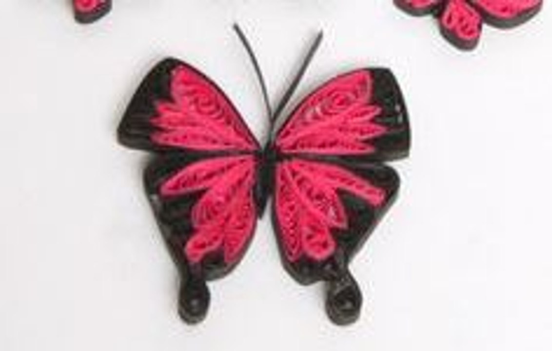 Quilling Made Easy %23 How to make Beautiful Butterfly using Paper Quilling -Paper Quilling art_35