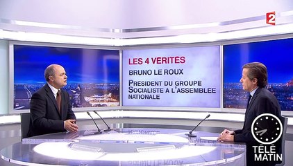 Les 4 Vérités - Le Front national "va pourrir la vie des Français", selon Bruno Le Roux