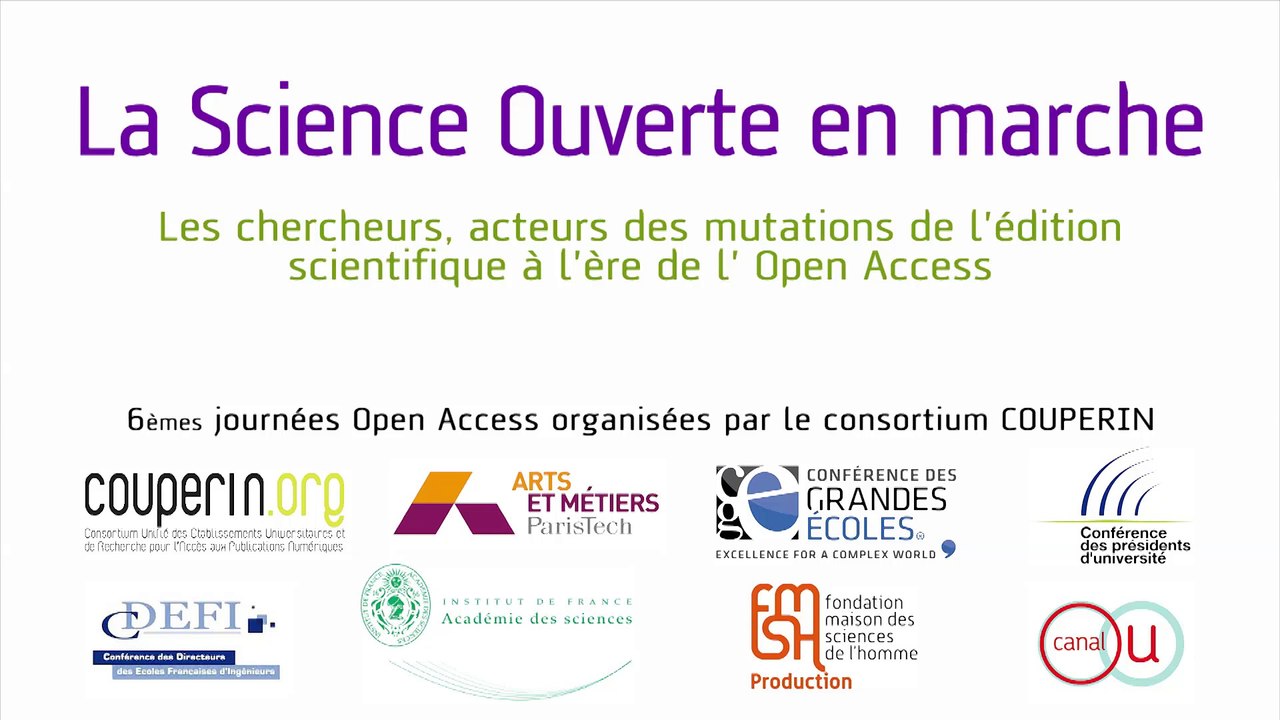 The Self-Journal of Science : un nouvelle logique ouverte d'éditorialisation et d'évaluation. Michael Bon - Couperin - con subtítulos en español