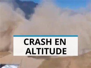 En Inde, l'atterrissage de cet hélicoptère tourne mal