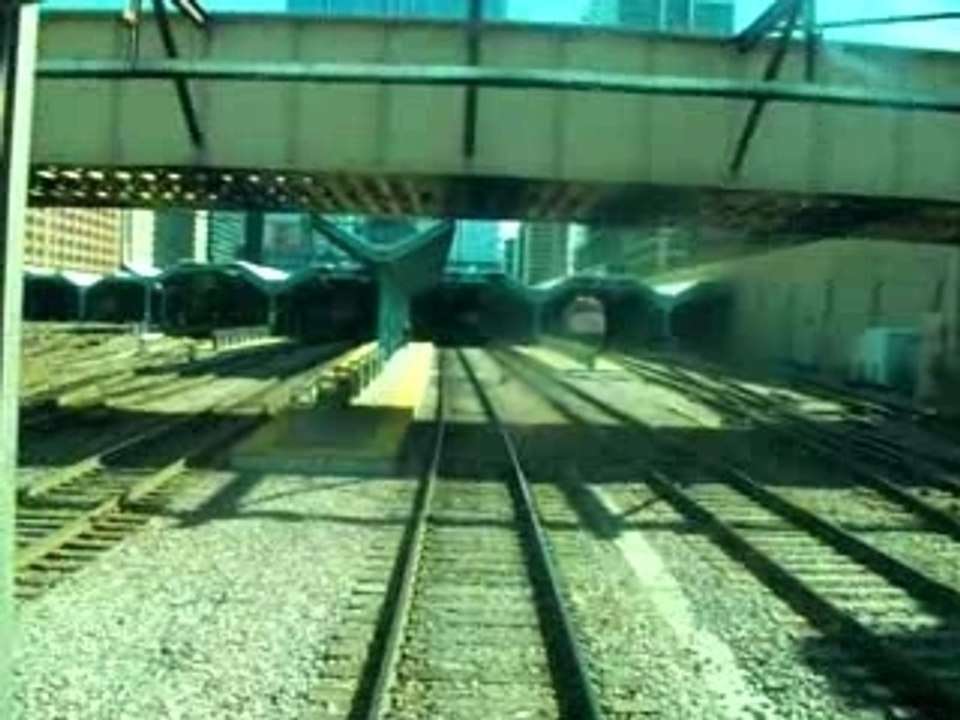 Entering Northwestern Station