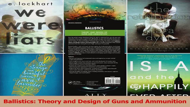 PDF Download Ballistics Theory and Design of Guns and Ammunition Read Full Ebook