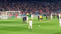 Le coup franc de Cristiano Ronaldo vu des tribunes