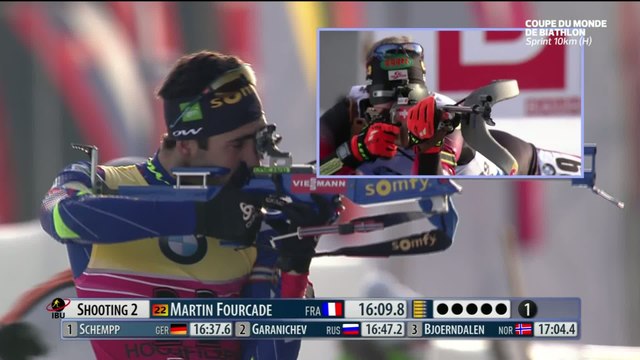 Biathlon - CM (H) - Hochfilzen : Martin Fourcade deuxième du sprint