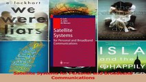 PDF Download  Satellite Systems for Personal and Broadband Communications Download Online