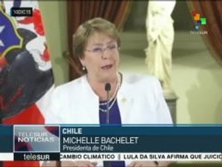 Chile: Bachelet asegura que en 2016 la educación será gratuita