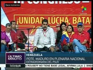 Pdte. Maduro en Plenaria Nacional Extraordinaria del PSUV